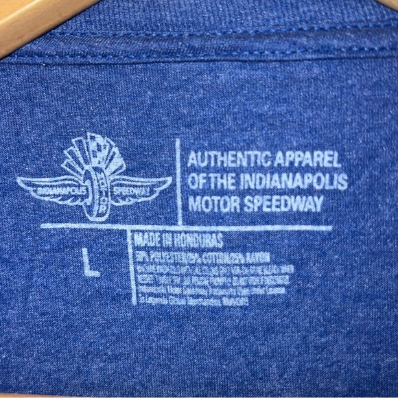 Indianapolis Motor Speedway T Shirt Men’s L Short‎ Sleeve Blue - Picture 4 of 5